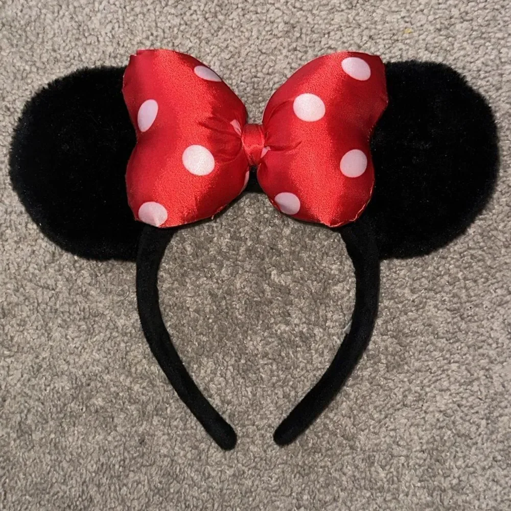Minnie Mouse Velvet Costume Headband!